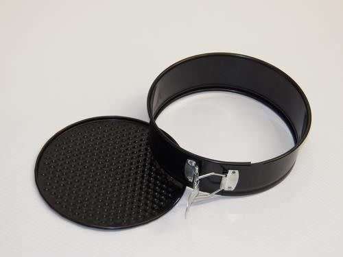 3PCS /SET ROUND SHAPE DROP BOTTOM CAKE PAN NON-STICK METAL CAKE MOULD 218 BLACK