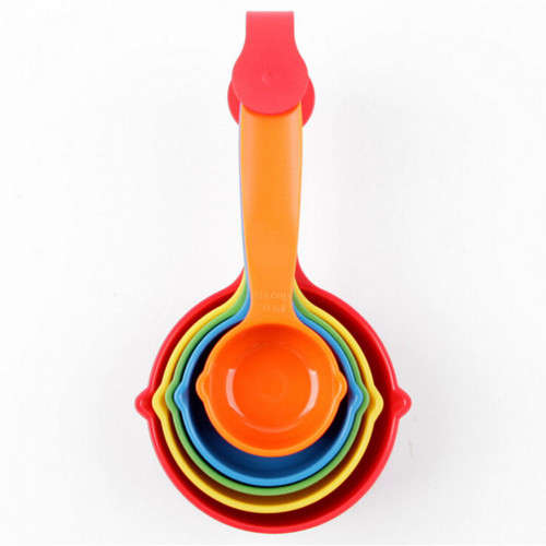 5PCS/SET MEASURING SPOONS KITCHEN MEASURING CUP AND SPOON