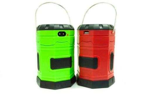 PORTABLE SOLAR ZOOM CAMPING LANTERN LAMP MULTIFUNCTIONAL SOLAR OUTDOOR ENERGY-SAVING LAMPS