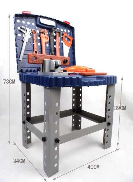 DIY ELECTRIC PLASTIC TOY MECHANIC TOOL BOX SET FOR CHILDREN PLAYING TOOLS