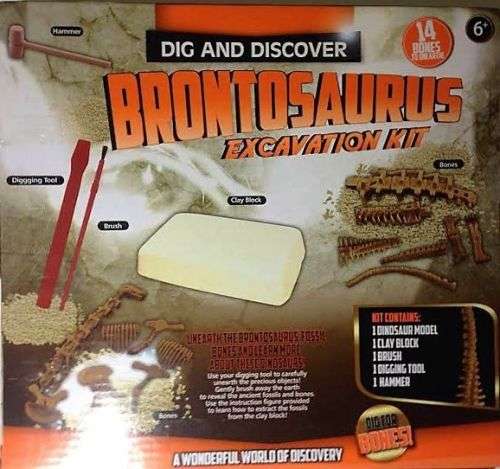 DIG AND DISCOVER DINOSAUR EXCAVATION KIT