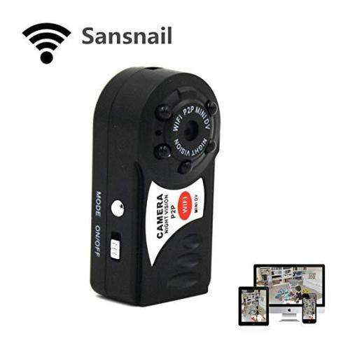 Sansnail Mini DV Q7 Camera WiFi DVR Wireless Camcorder Video Recorder Ip Camcorder Night Vision Came