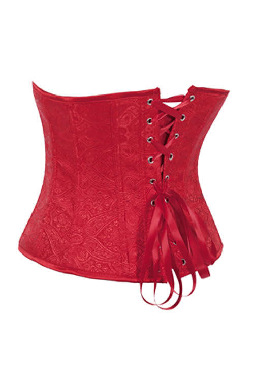 Fashionable Red Underbust Corset