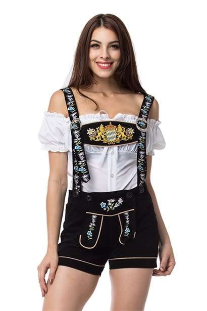 Oktoberfest Beer Festival Cosplay German Beer Maid Outfits Women Halloween Costume