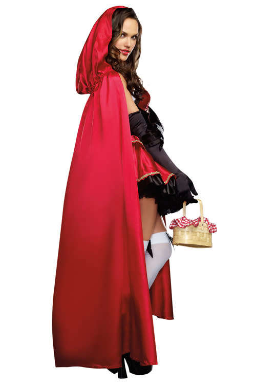 Little Red Riding Hood Costume with Long Cloak