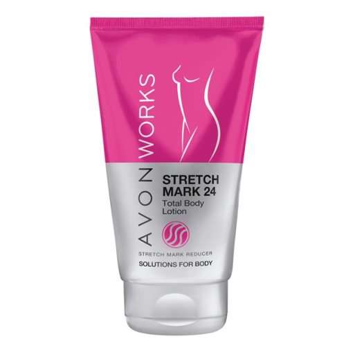 Avon Works Stretch Mark 24 Total Body Lotion