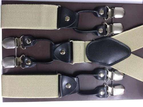 6 Clips Metal Y-Back Suspenders