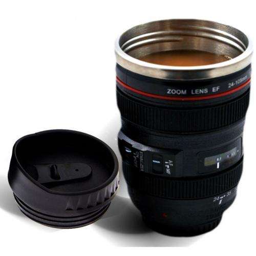 Photo Lens Shaped Mug