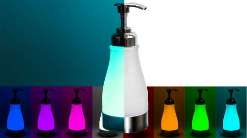 SOAP BRITE  LIGHTED SOAP DISPENSER