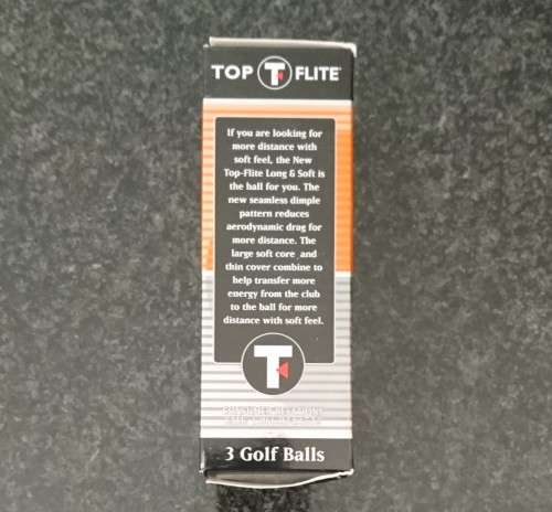 Top Flite Golf Balls No.4 x3