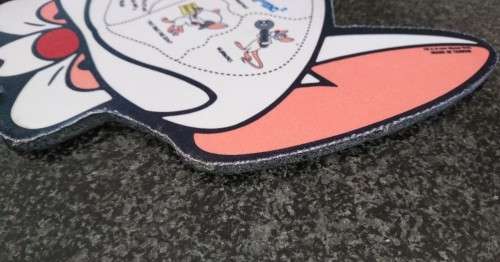 Novelty Pinky and the Brain Mouse Pad Pre-owned