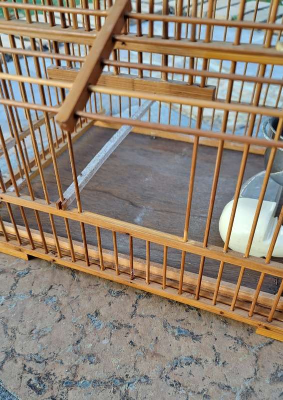 Vintage Bamboo Birdcage