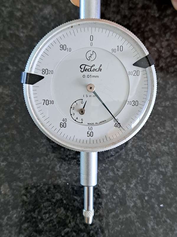 Teclock Dial Gauge 0.01mm
