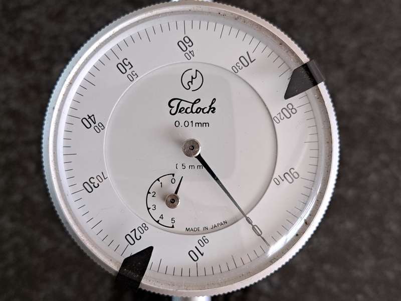 Teclock Dial Gauge 0.01mm