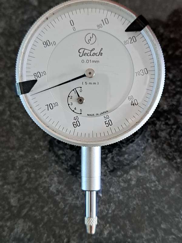 Teclock Dial Gauge 0.01mm