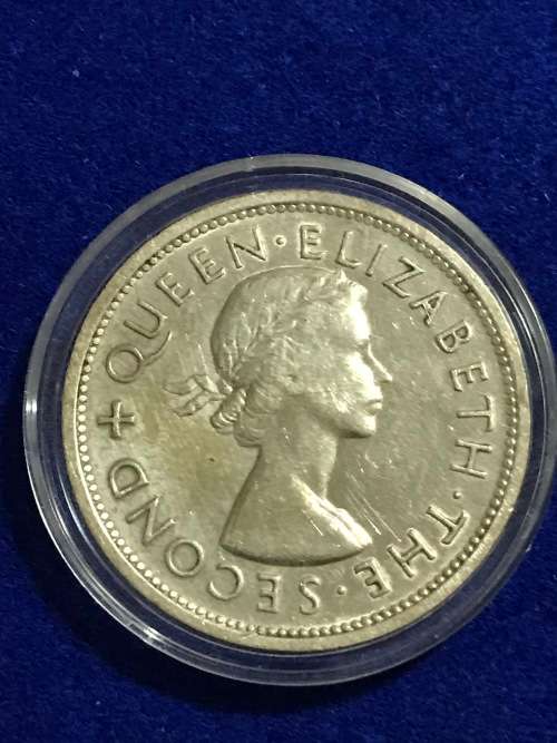 1953 RHODESIA SOUTHERN CROWN INCAPTULED
