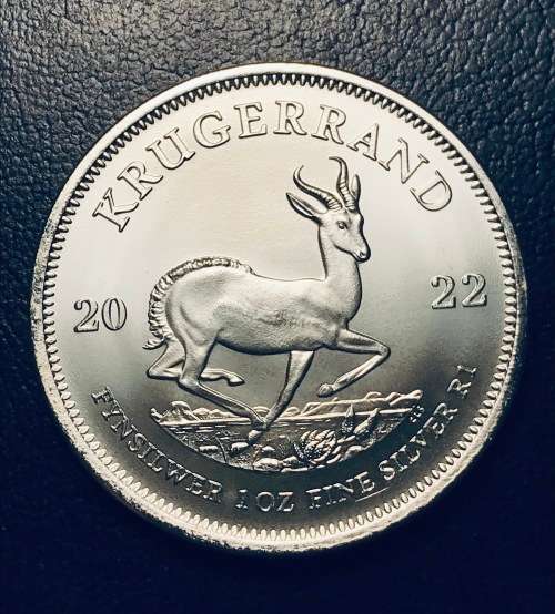 2022 PAUL KRUGERRAND 1oz SILVER .999 (SPOTLESS) IN CAPSULE