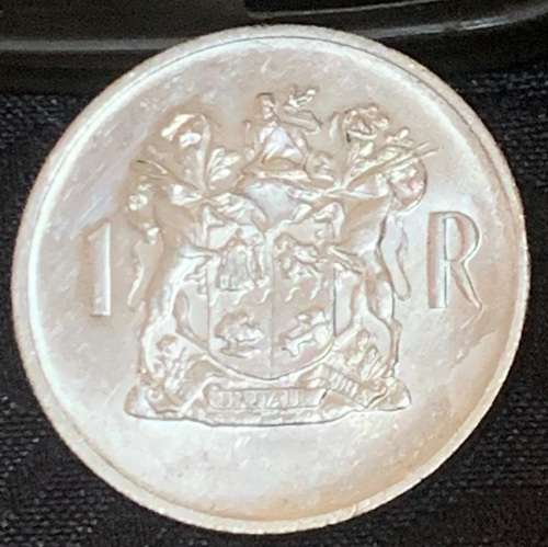 1969 ONE RAND (SILVER R1) SOUTH AFRICA (ENG)FULL DETAIL