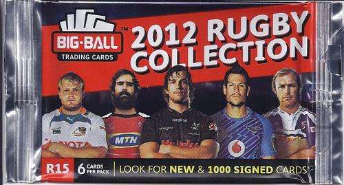 2012 Big Ball Rugby Trading card Rookie Daniel Adonga 18
