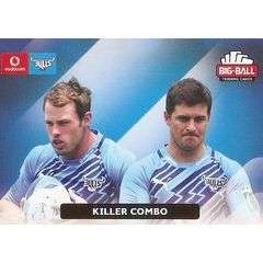 2012 Big Ball Rugby Trading card Bulls Killer Combo 9