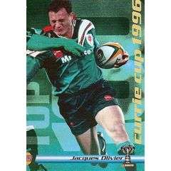 1996 Sports Deck Rugby card Currie Cup Jacques Olivier 18