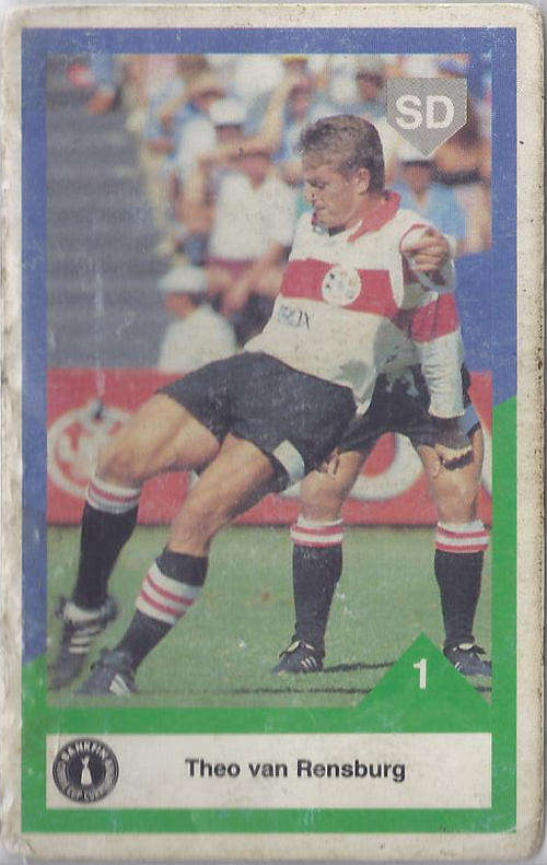 1992 Sports Deck Transvaal Theo van Rensburg card no 1