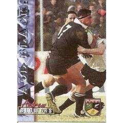 1997 Panini Rugby Card New Zealand Andrew Blowers 27