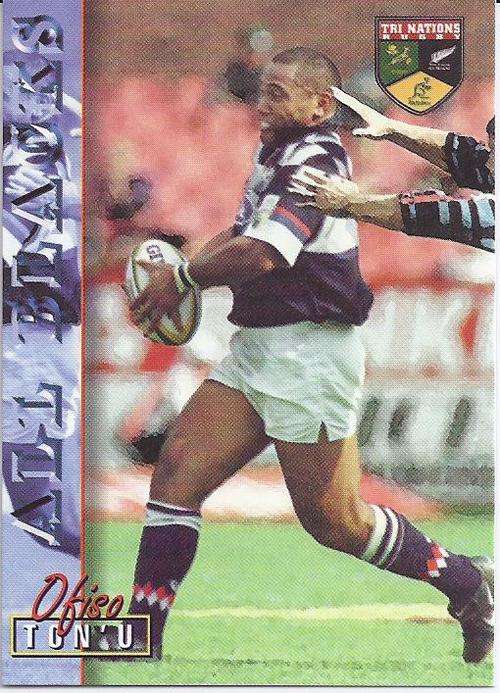 1997 Panini Rugby Card New Zealand Ofiso Tonu'u 49