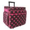Everything Mary - Rolling Tote - Black & Pink