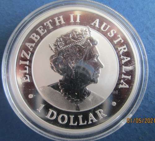 ( LOW START )   AUSTRALIAN  2020  (   KOALA BEAR )    " MINTMARK "  1oz  999.9%  PURE SILVER