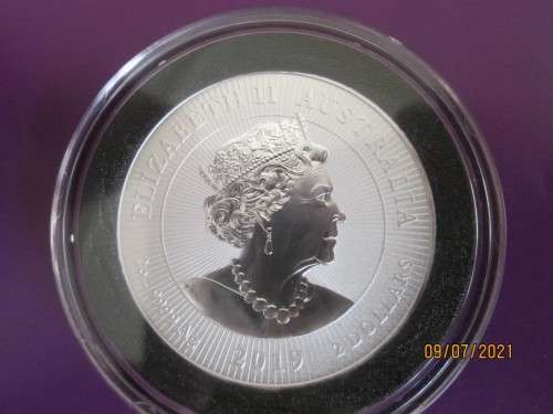 ( LOW START )  2021   AUSTRALIAN   (   KOALA BEAR )      1oz  999.9%  PURE SILVER