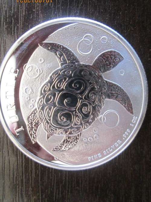 ( LOW START )   2021     NIUE HAWKSBILL TURTLE   1oz   999.9%  SILVER...BID PER COIN