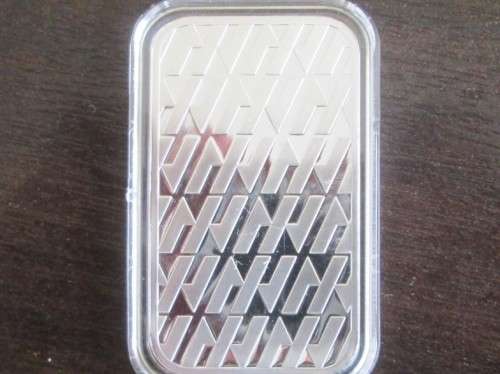 ( LOW START )   ASHAHI  1oz  999.9%    PURE SOLID SILVER BAR