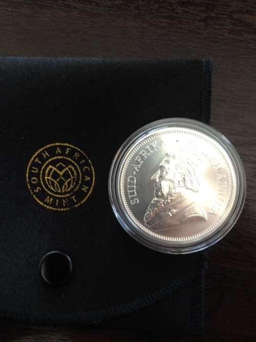 #  PROMO  #    2022   1oz  999.9%  PURE  SOLID SILVER   KRUGERRAND