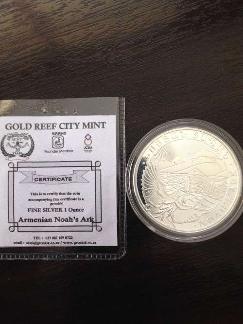 2022     NOAH`S ARK     1oz     999.9%  PURE SOLID SILVER   #  CERTIFIED  #