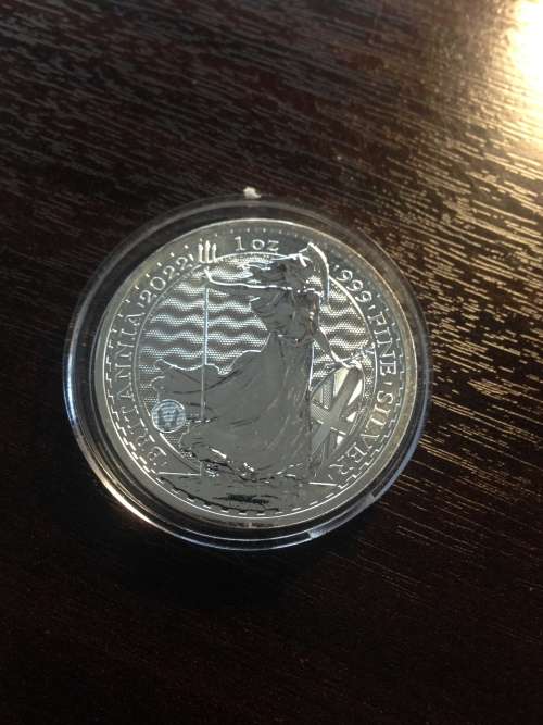 (  HISTORICAL DATE  )   2022   1oz  SILVER  BRITANNIA   THE PASSING OF QUEEN ELIZABETH 11