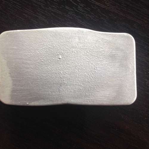 UNIQUE 5oz CANADIAN PMX HAND POURED PURE SOLID SILVER BAR