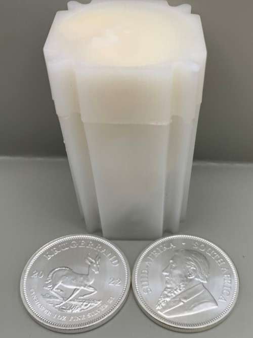 (  FIVE OUNCES  )   5 X 1oz    2022    UNC.   KRUGERRANDS (  ONE BID FOR ALL FIVE )