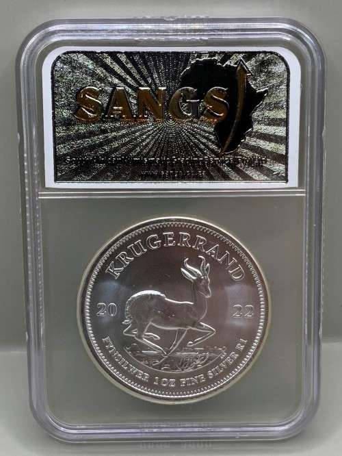 2022   KRUGERRAND   GOOD GRADE MS68  1oz  999.9%  PURE  SOLID SILVER