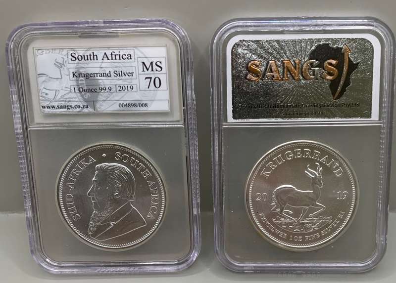 (  MOST SOUGHT  )  2019   THE HIGHEST   MINTSTATE GRADE MS70   KRUGERRAND