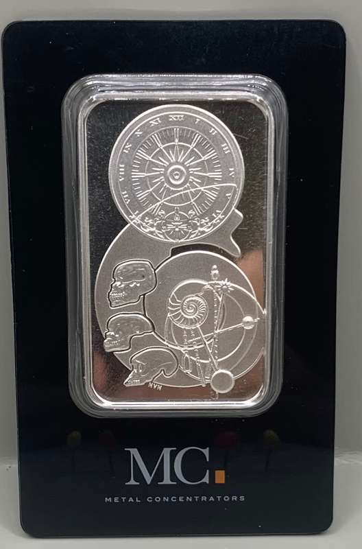 (  ONE OF A KIND  )    100gram  MINTED SILVER BAR  IN ASSAY PURITY CERTIFIED