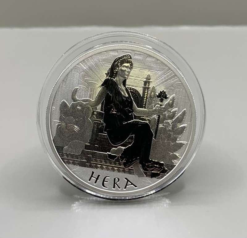 (  QUEEN OF GODS  )    2022    HERA   GODDESS OF MARRIAGE   GREEK   MYTHOLOGY   SILVER