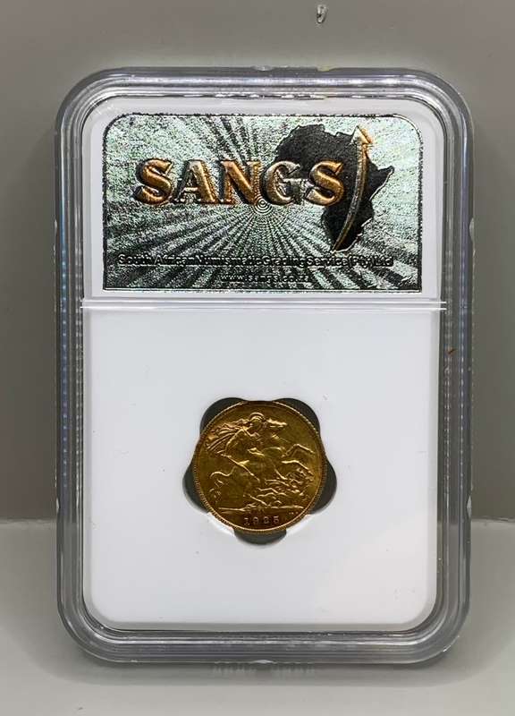 (   KING GEORGE V  )    1925  SOUTH AFRICAN       HALF GOLD SOVEREIGN        SPECIAL MINT MARK