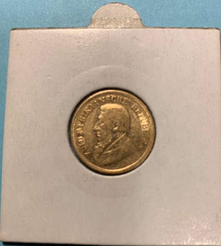1895      PAUL KRUGER    PRE-WAR        GOLD HALF POND