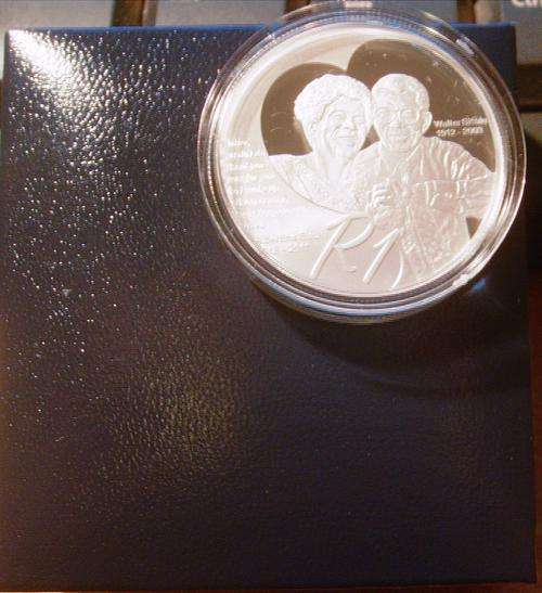 (( CRAZY ONE RAND ))...2012... SISULU...sterling silver...R1...PROOF