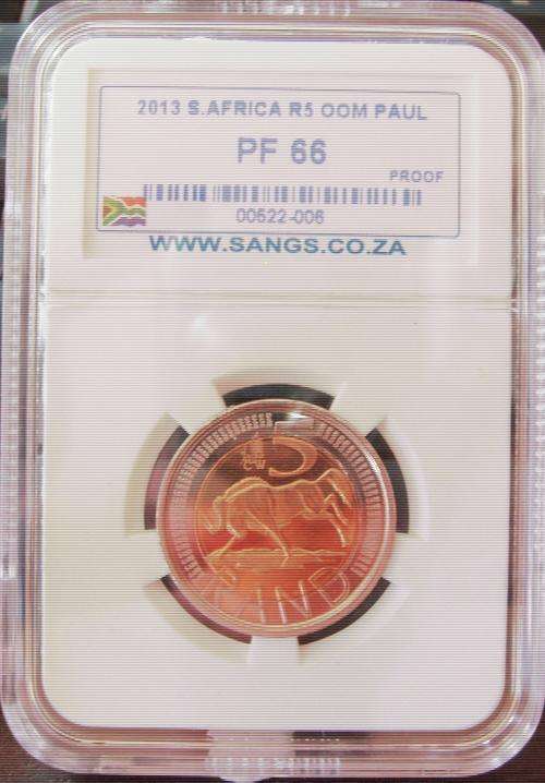 (((  CRAZY ONE RAND  )))...PROOF PF66..NEW 2013...r5 oom paul...COIN WORLD MINT MARK
