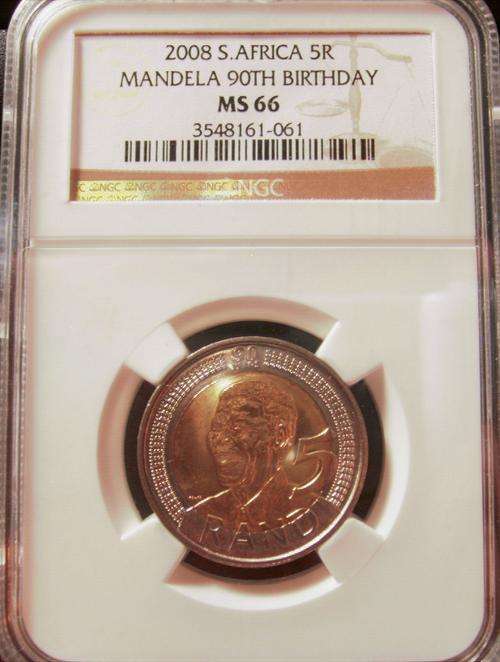 (((  CRAZY R1  )))...2008...R5...happy birthday madiba...MINTSTATE...MS66