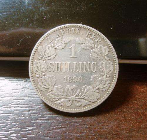 1896...ZAR..KRUGER..SILVER SHILLING......STARTS @ R1