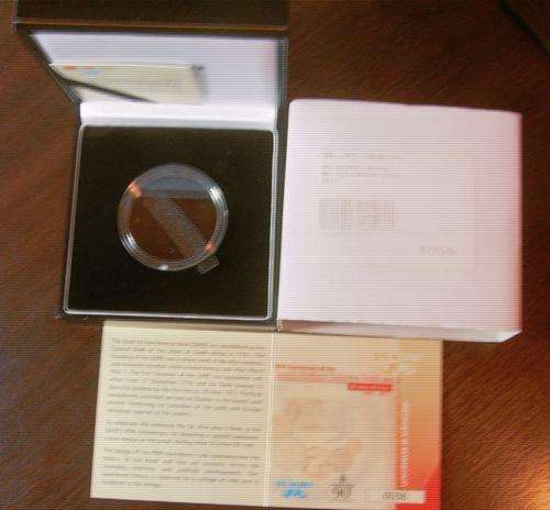 SA MINT EMPTY BOX...FOR THE 2011 SARB 90th ANNIVERSARY CROWN...NEW CONDITION....STARTS @ R1