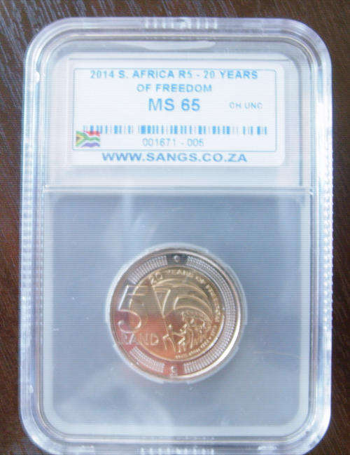 2014......... RS.A.....20year FREEDOM......  R5 COIN............. MINTSTATE...MS65